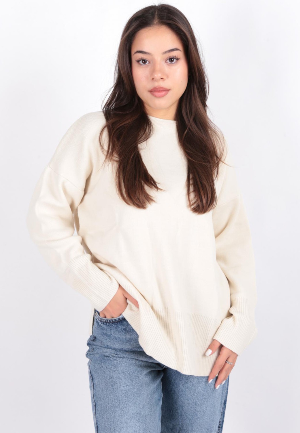 Fashion Friends 24K0263K1 Kadın Bisiklet Yaka Tunik görsel 6