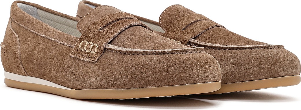 Derimod Kadın Vizon Süet Deri Loafer 26PFD370910 görsel 2