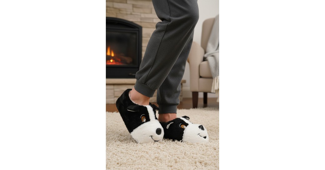 Ayk's Açık Kahve Köpek Figürlü Unisex Panduf 26K001 Panduf görsel 2
