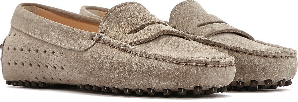 Derimod Kadın Vizon Süet Deri Loafer 26PFD290610 görsel 2