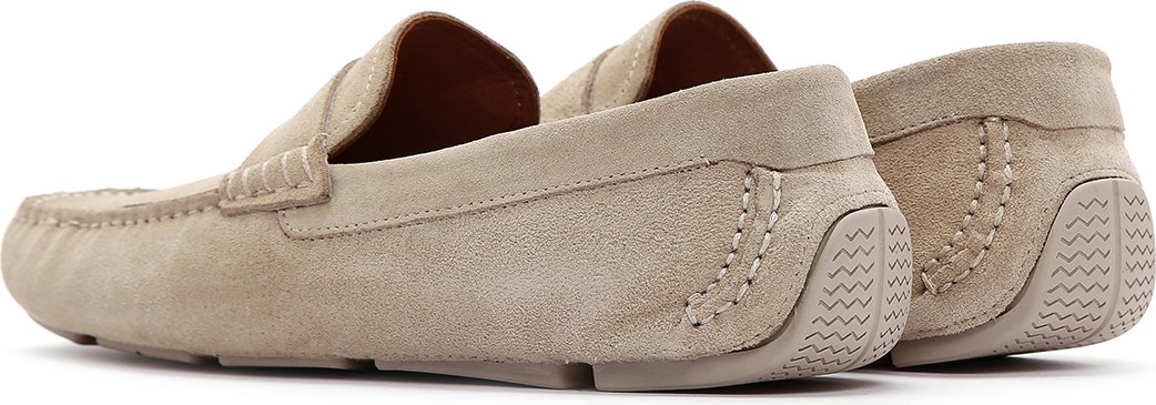 Derimod Erkek Bej Süet Deri Loafer 26SFD630310 görsel 6