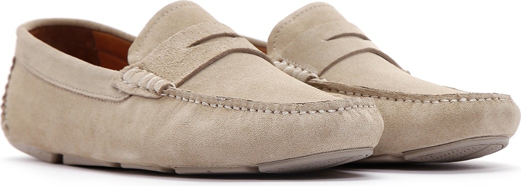 Derimod Erkek Bej Süet Deri Loafer 26SFD630310 görsel 2