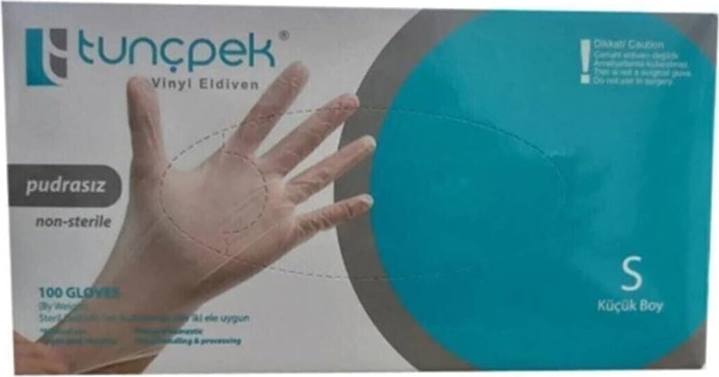 Vinyl Pudrasız Eldiven (Small)