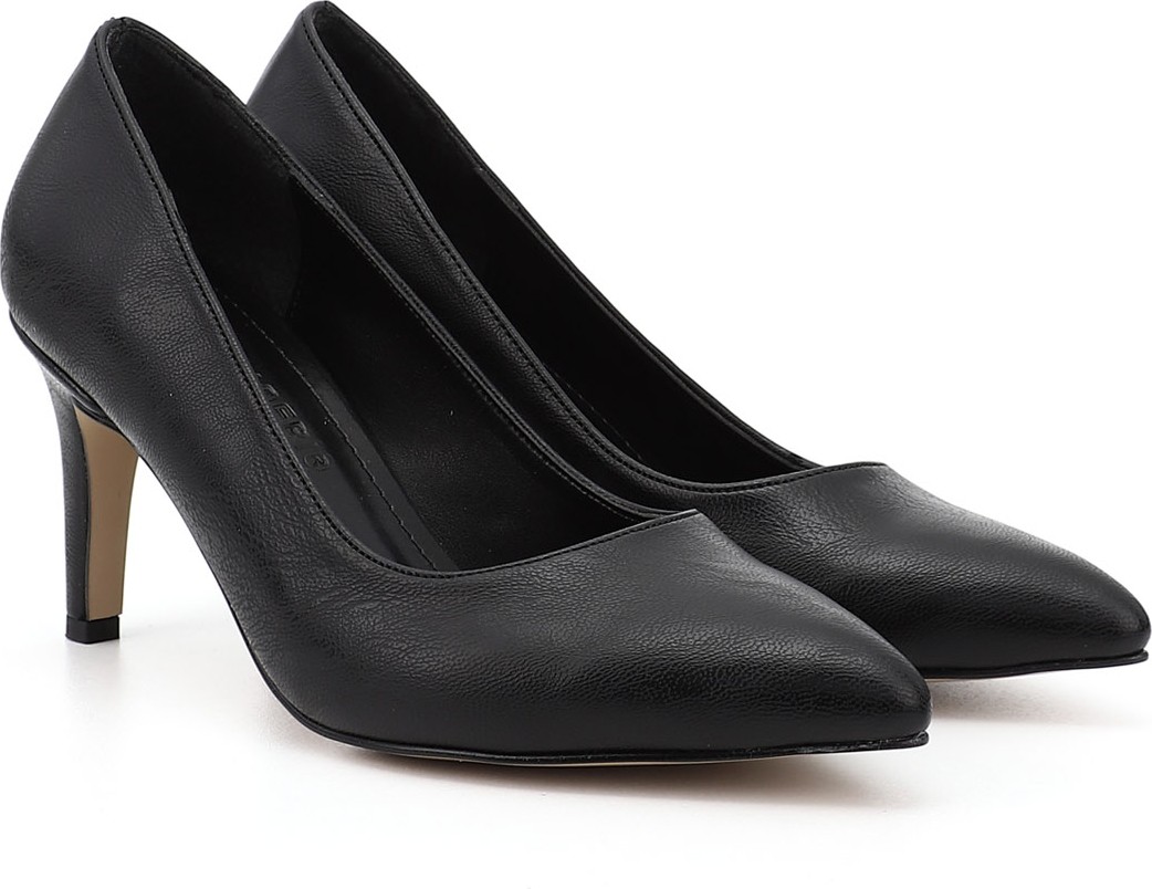 Gönderi(r) Kadın Siyah Sivri Burun İnce Ökçe Topuklu Stiletto görsel 3