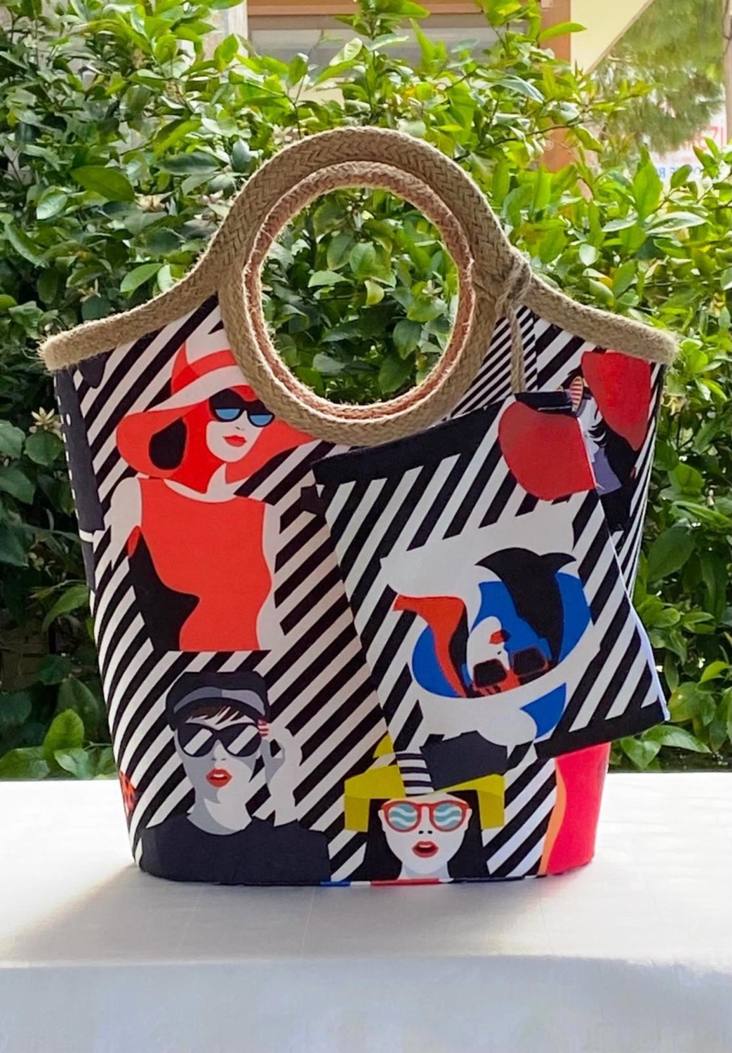Çanta Tasarımcısı Plaj Bags Plaj Çantası Retro Kadınlar