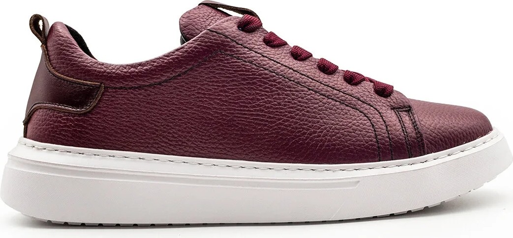Siyah 100%Hakiki Deri Erkek Spor Sneaker Ortopedik Tabanlı VT27