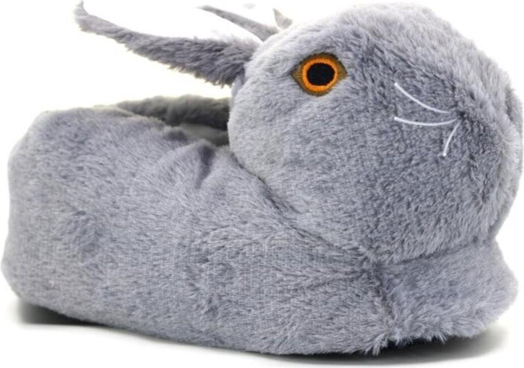 Riva Tavşan Figürlü Peluş Panduf Ev Pandufu Unisex görsel 4