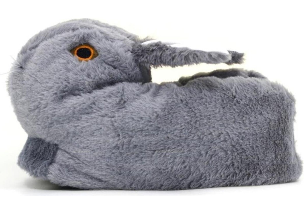 Riva Tavşan Figürlü Peluş Panduf Ev Pandufu Unisex görsel 5