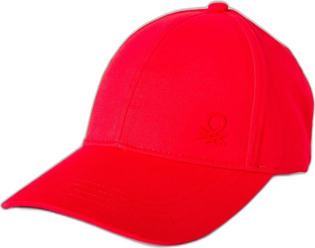 Die Grup United Colors Of Benetton Genç Cappello C/visiera 6WJSRA00D Kış Aksesuar Seti, Kırmızı, 8 Yaş