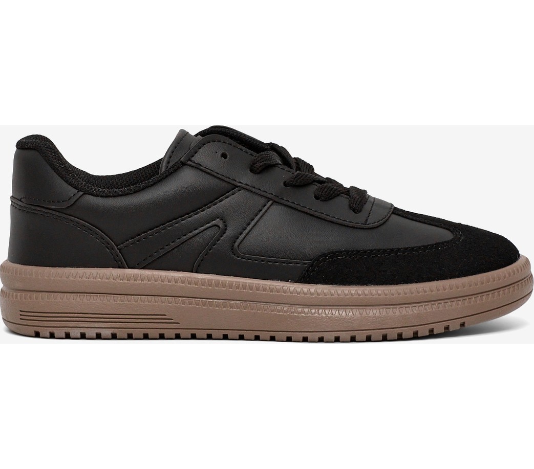 Tonny Black Kadın Bej Kahve Kauçuk Taban Bağcıklı Sneaker Rahat Kalıp Modern Tasarım görsel 4