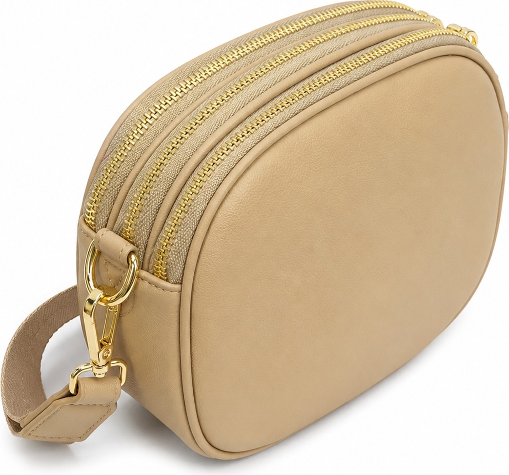 Just Polo Çapraz Askılı Kadın Çantası Vizon 10076 görsel 4