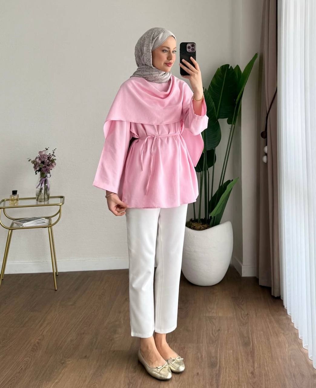 Trendparis Pelerin Yaka Bluz Bordo görsel 6