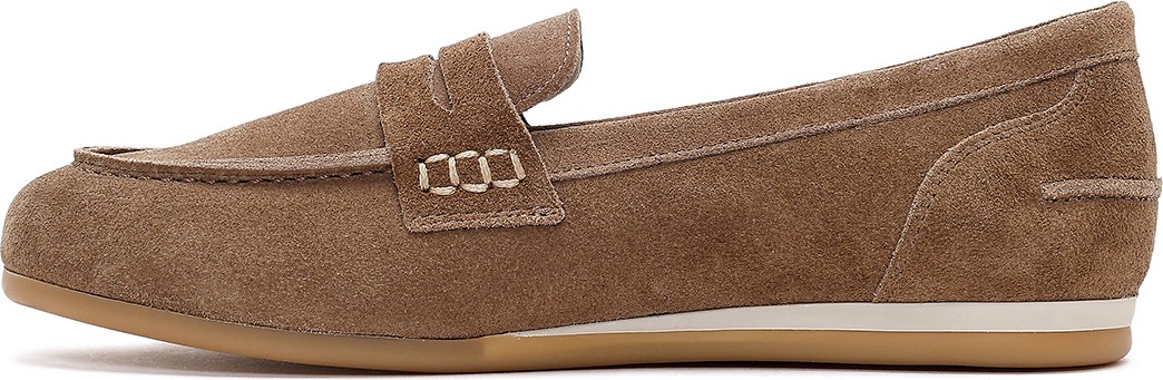 Derimod Kadın Vizon Süet Deri Loafer 26PFD370910 görsel 3