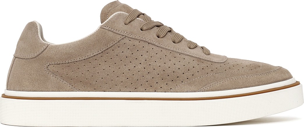 Derimod Erkek Lacivert Bağcıklı Kalın Tabanlı Süet Deri Sneaker 26SFD611610