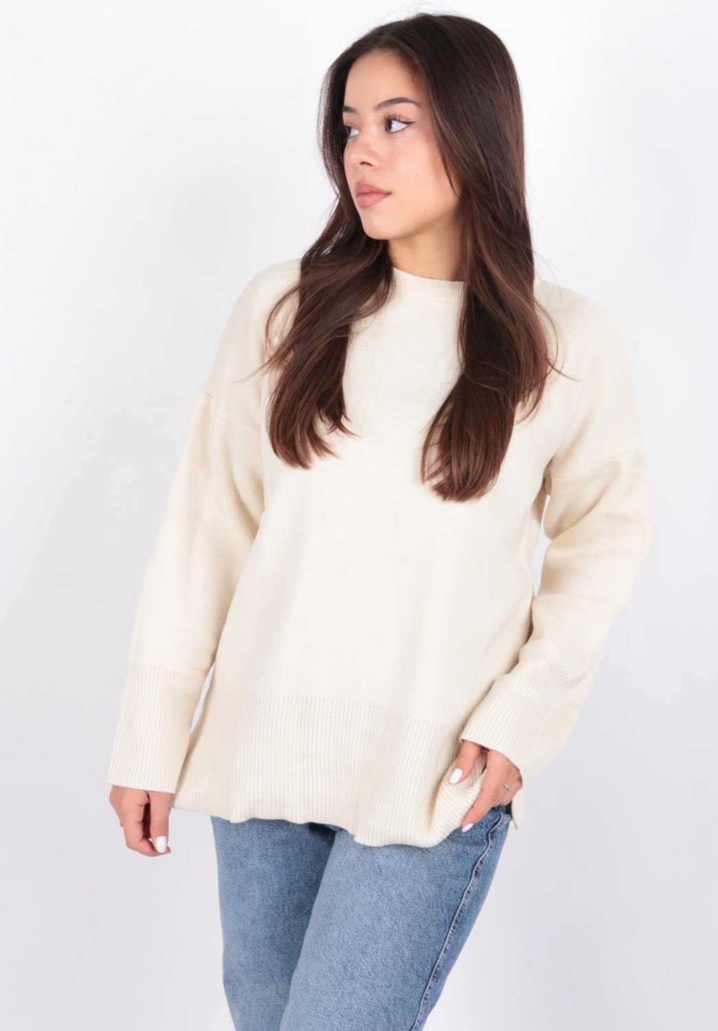 Fashion Friends 24K0263K1 Kadın Bisiklet Yaka Tunik görsel 7