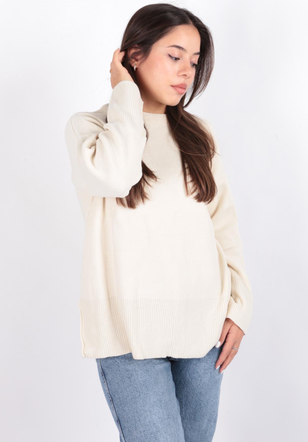 Fashion Friends 24K0263K1 Kadın Bisiklet Yaka Tunik görsel 8