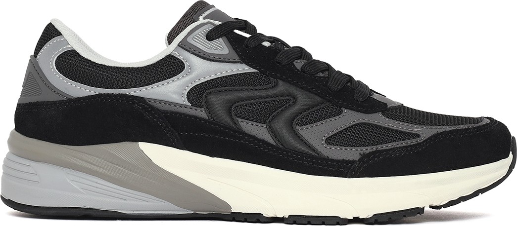 Derimod Erkek Siyah Kalın Tabanlı Bağcıklı Deri Sneaker 26SFD696814