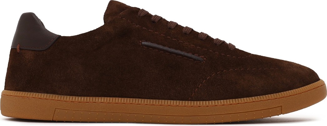 Derimod Erkek Kahverengi Bağcıklı Süet Deri Sneaker 26SFD832010