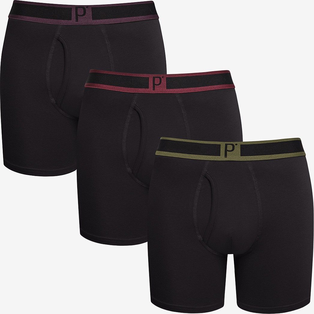 Penti Erkek Pamuklu 3lü Siyah Çok Renkli Boxer