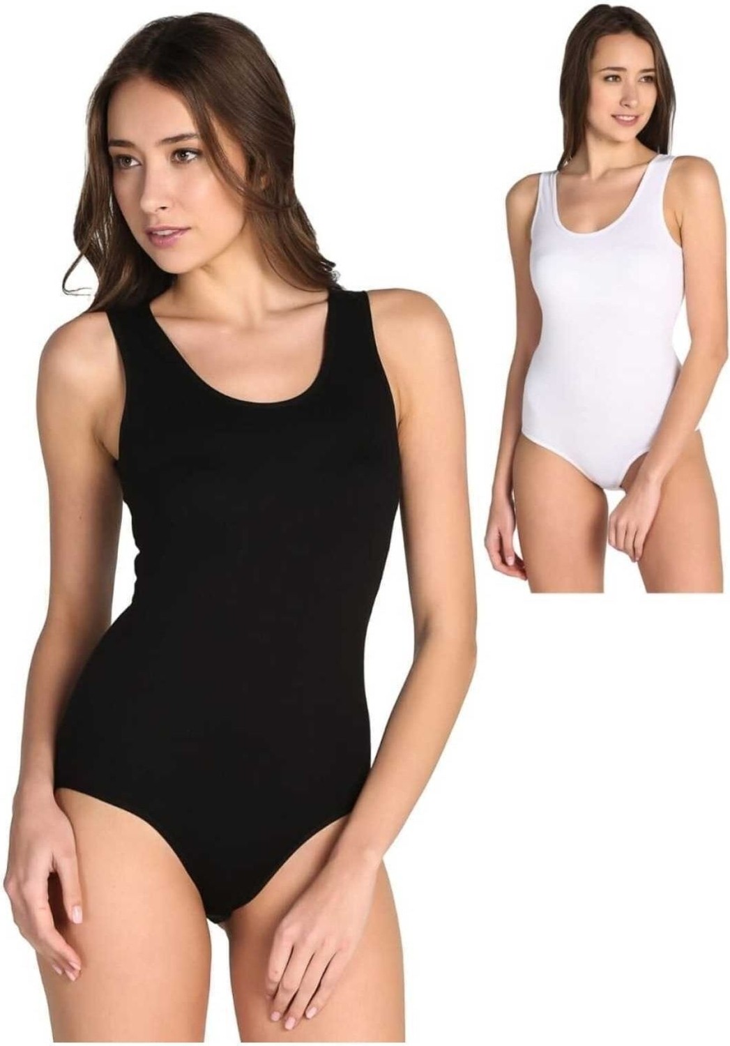 Tutku Kadın 12"Li Kalın Askılı Pamuklu Likralı Kancalı Çıtçıtlı Body Zıbın 0149
