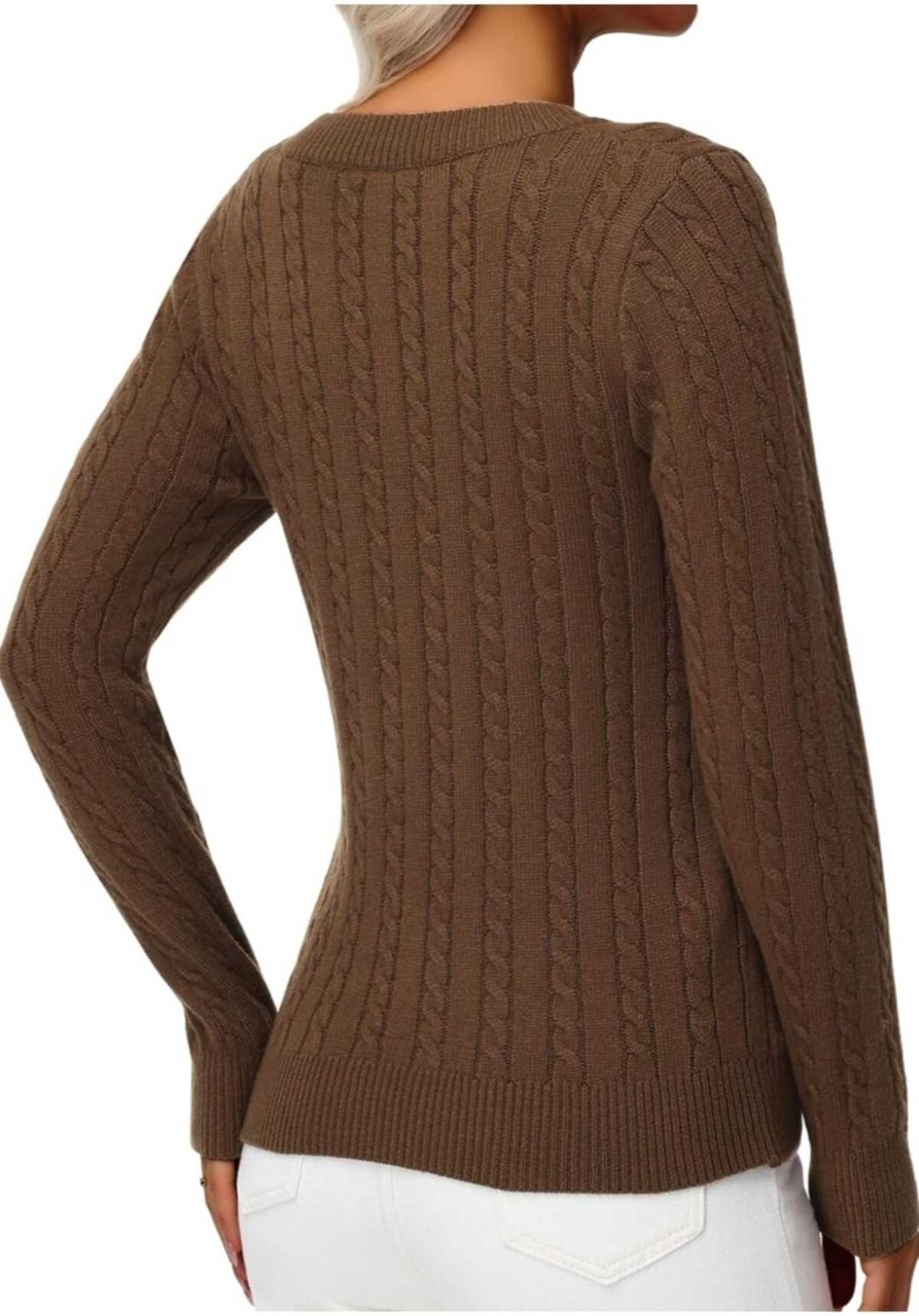 Youknitwear You Riviera V Yaka Kadın Kazak görsel 3