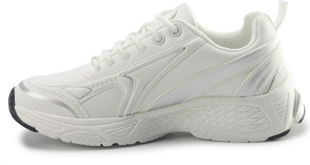 Lumberjack A102021813 5W Enno 5PR Kadın Klasik Sneaker Beyaz - Gri görsel 8