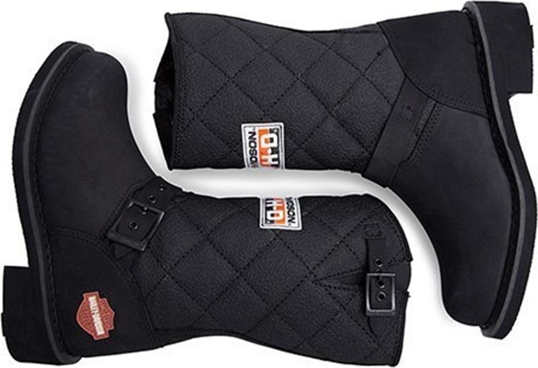 Harley Davidson Laconıa 644 Black (Siyah) Yağlı Deri Kadın Günlük görsel 3