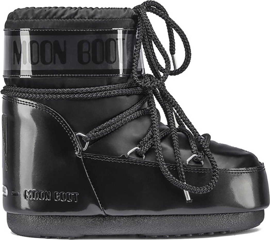 Moon Boot Mb Icon Low Glance Kadın Siyah Kar Botu görsel 5