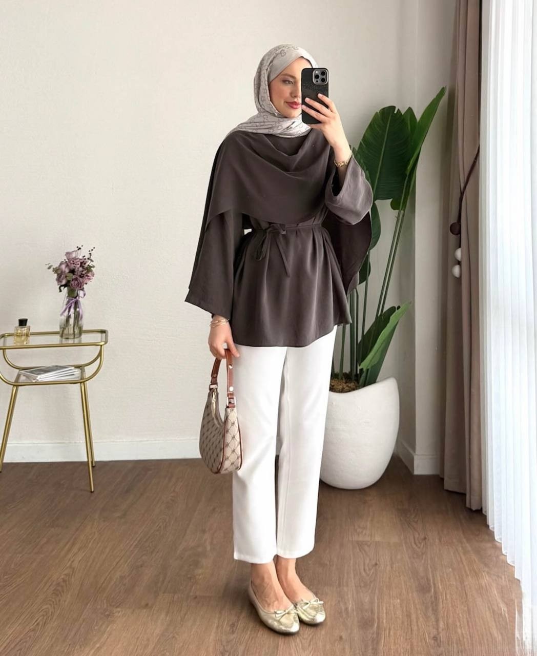 Trendparis Pelerin Yaka Bluz Bordo görsel 2