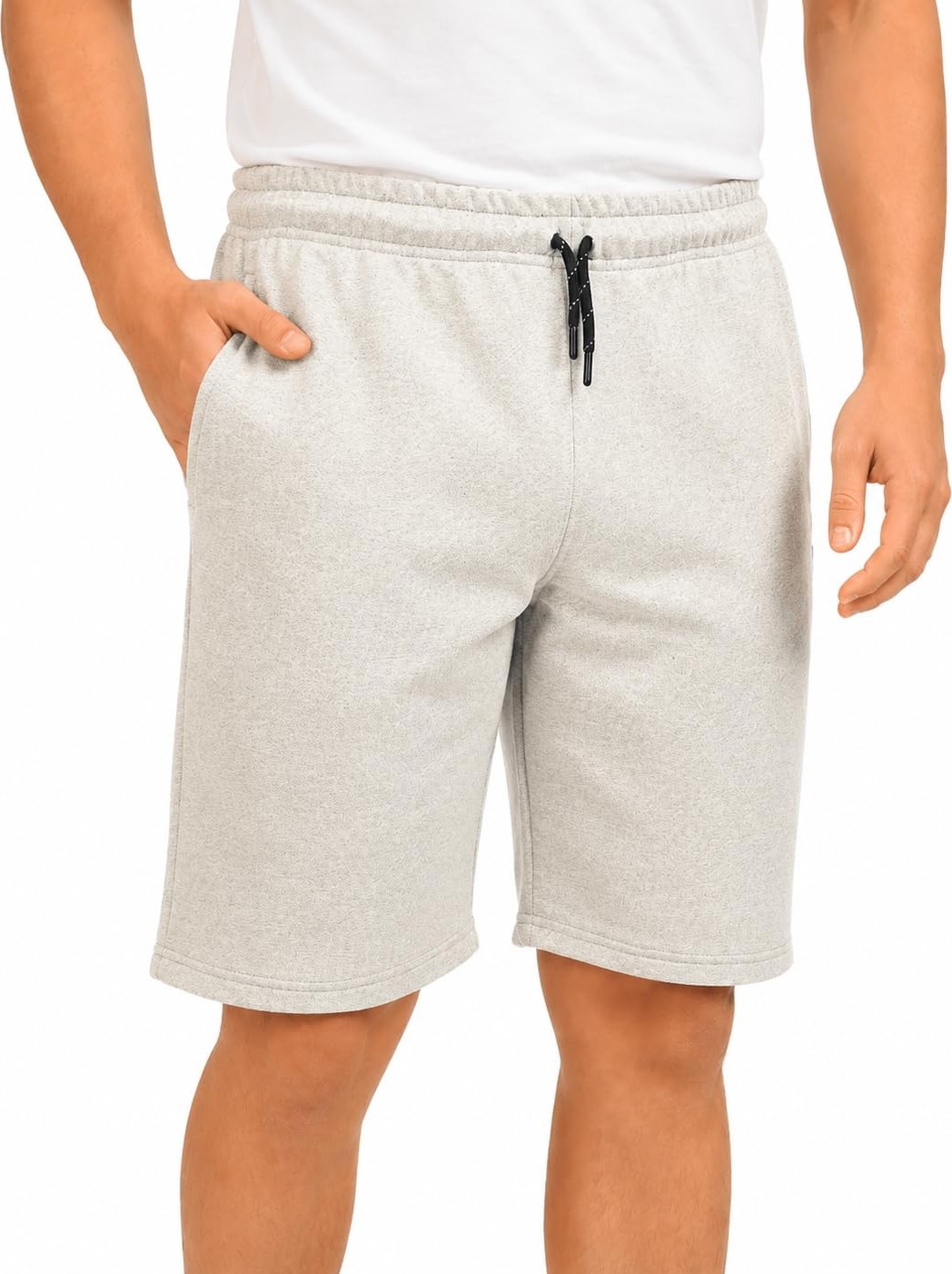 Esranın Dünyası Comeor Spor Pantolonu, Erkek, Kısa, Şort, Kısa Jogging Pantolonu, Koşu Şortu, Koşu Şortu, Erkek, Yazlık, Pamuk, Antrenman Pantolonu, Bermuda Şort, Fitness Pantolonu, Tenis Pantolonu, Gri, 5xl