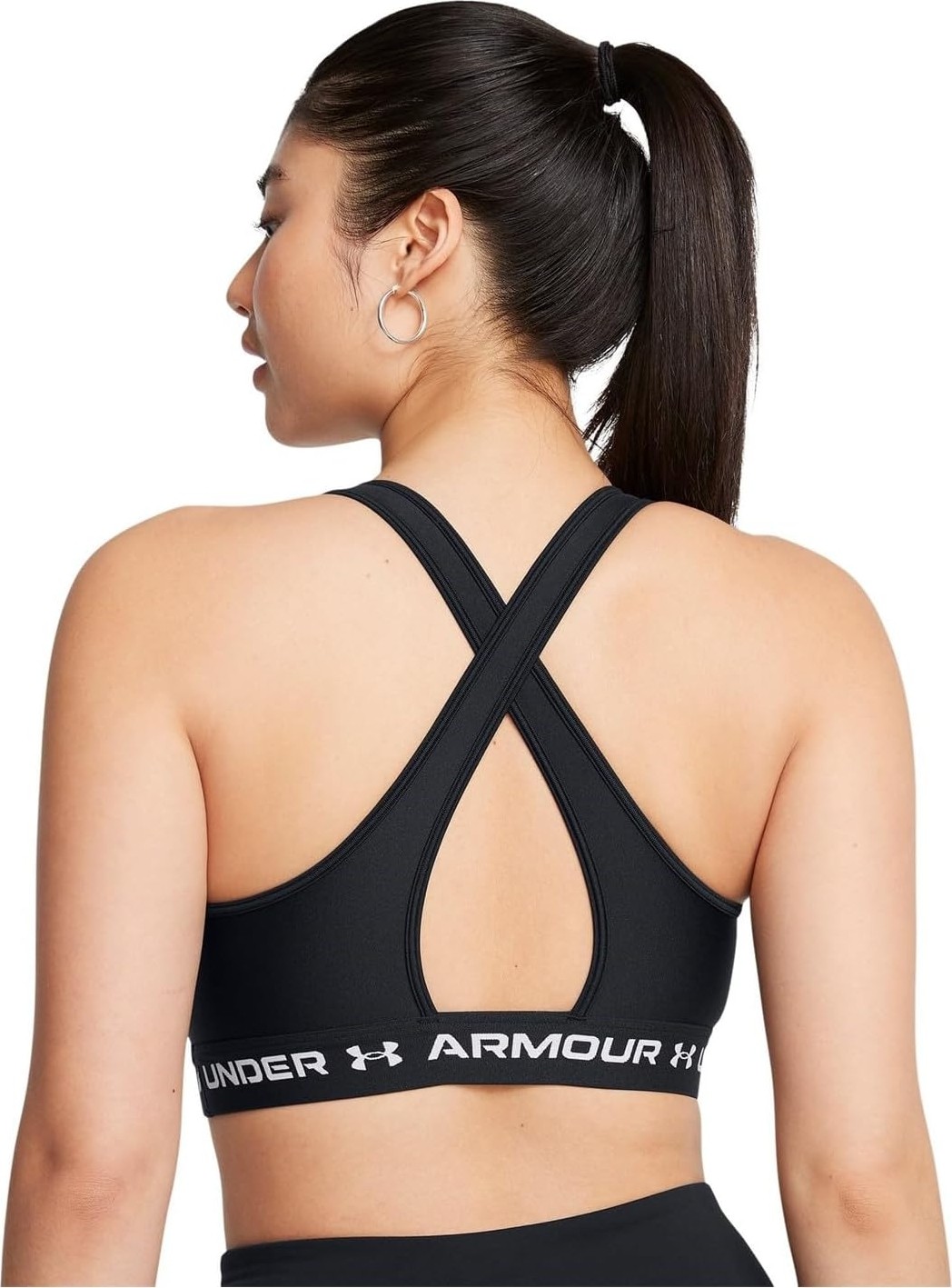 Crossback Mid Bra Kadın Siyah Antrenman Sporcu Sütyeni 1361034-006 görsel 5
