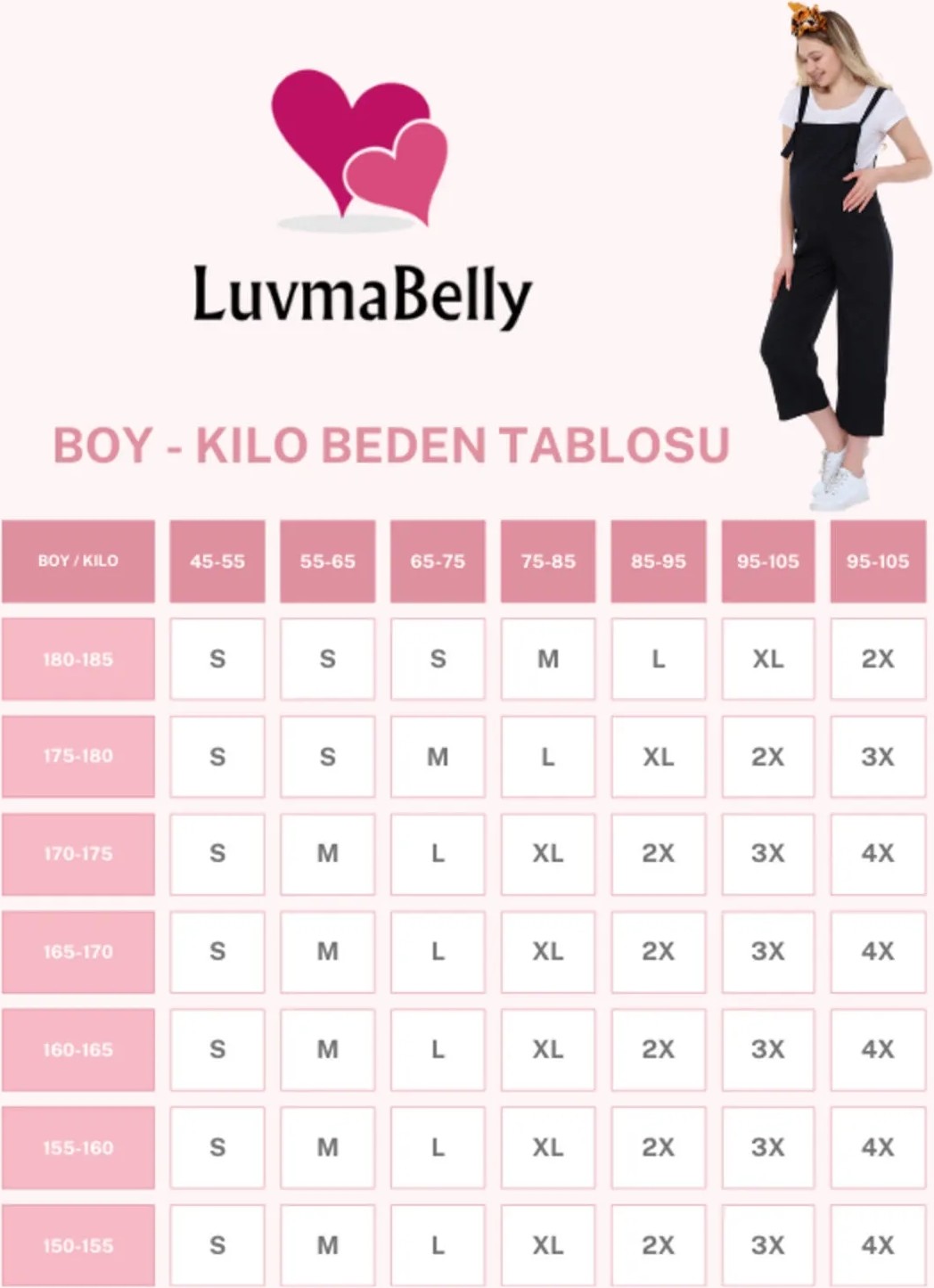 Luvmabelly Gri Hamile Salopet %50 Pamuk %50 Polyester Ayarlanabilir Askılı Model görsel 6