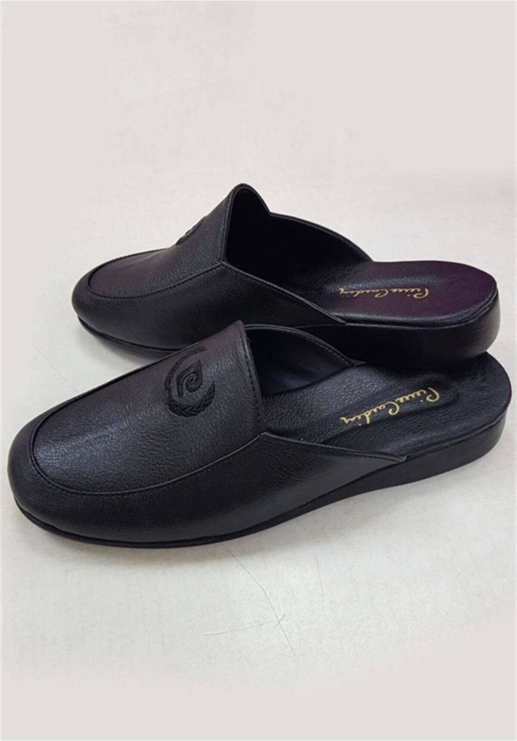 Pierre Cardin Damat Çeyiz Erkek Ev Terliği Siyah Pc 0289 V4 Düz Taban Konforlu Kullanım İçin görsel 2