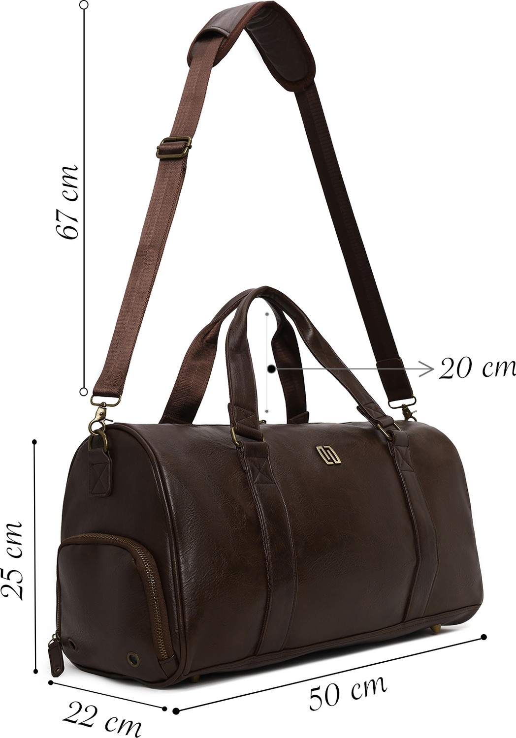 Derimod Unisex Kahverengi Seyahat Çantası 23WBD311318 görsel 2