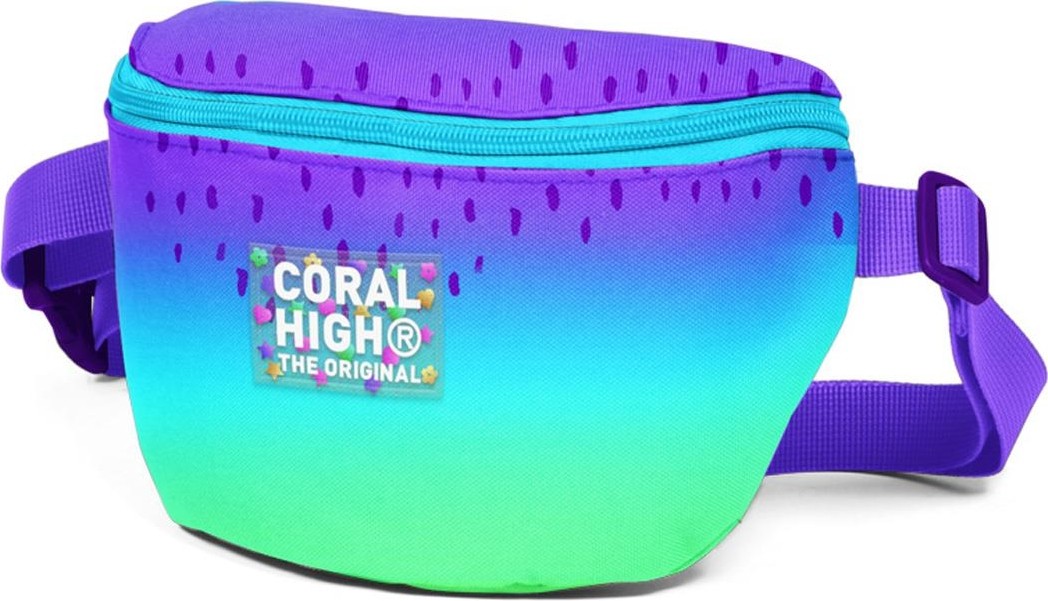 Coral High Mor Lila Renk Geçişli Bel Çantası 11545 görsel 2