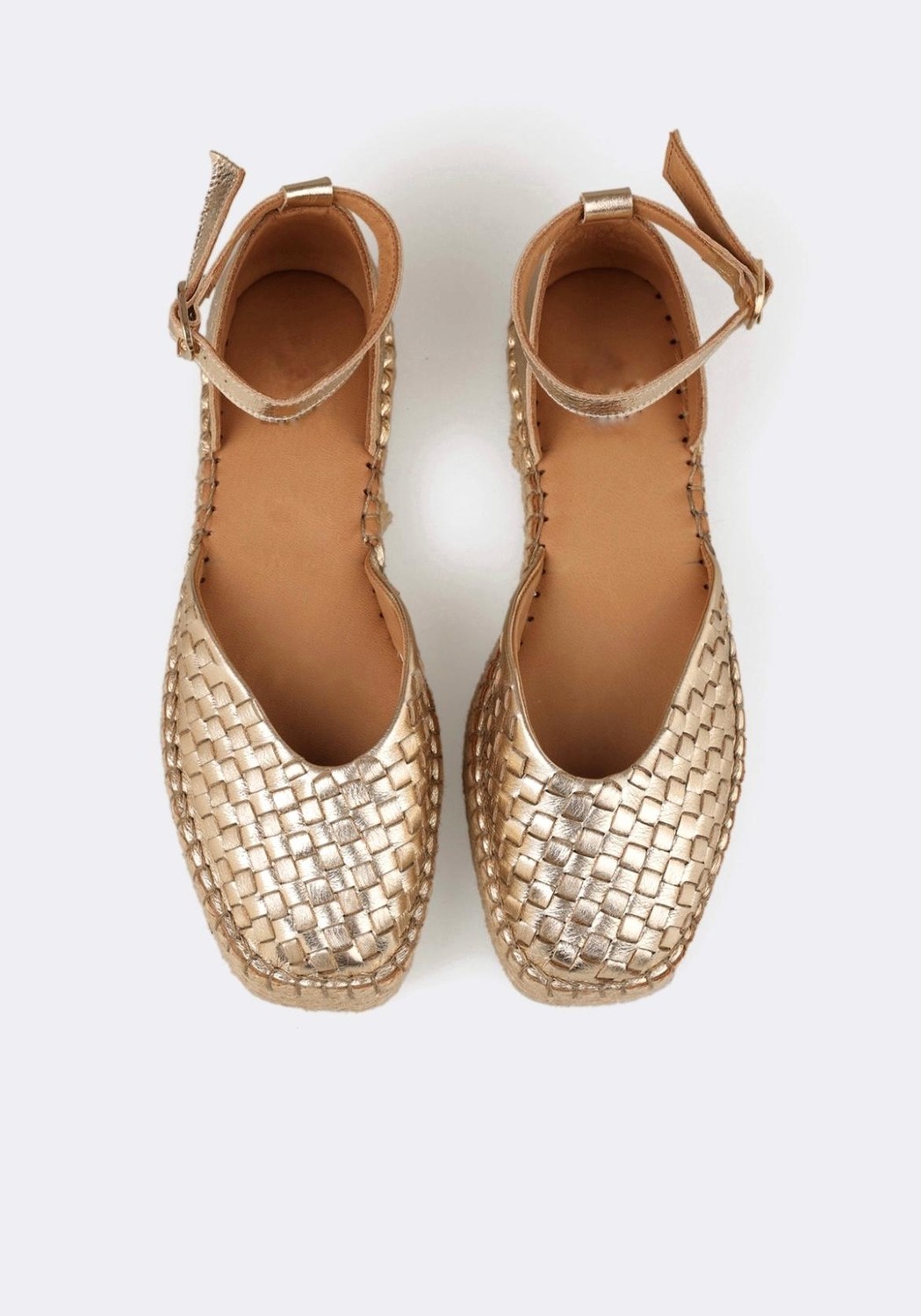 Butik Noble Shoes Hakiki Deri Kadın Espadrilsandalet görsel 4