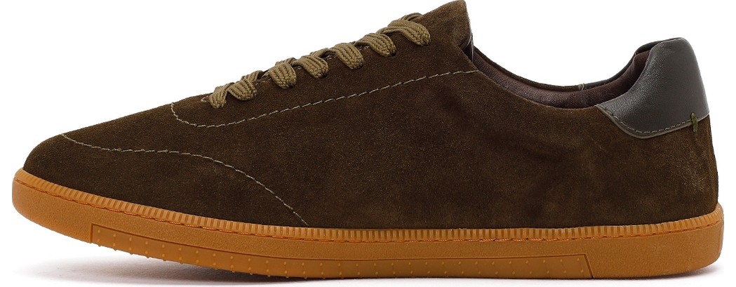Derimod Erkek Kahverengi Bağcıklı Süet Deri Sneaker 26SFD832010 görsel 3