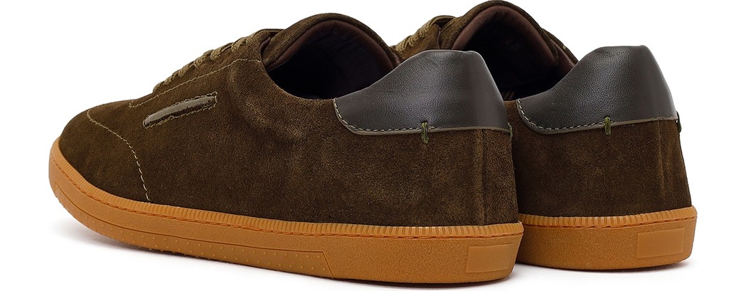 Derimod Erkek Kahverengi Bağcıklı Süet Deri Sneaker 26SFD832010 görsel 6