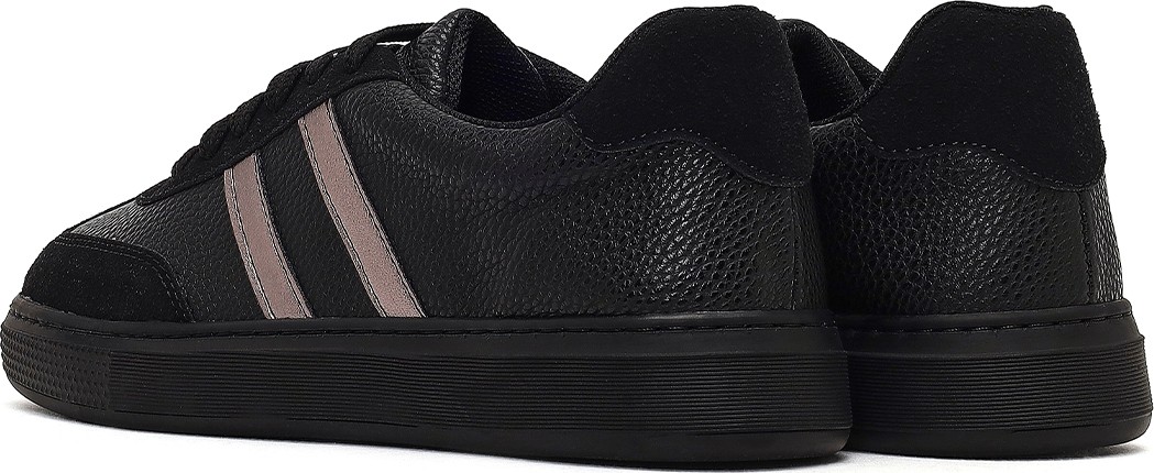 Derimod Kadın Siyah Bağcıklı Kalın Tabanlı Sneaker AF168001SK görsel 4