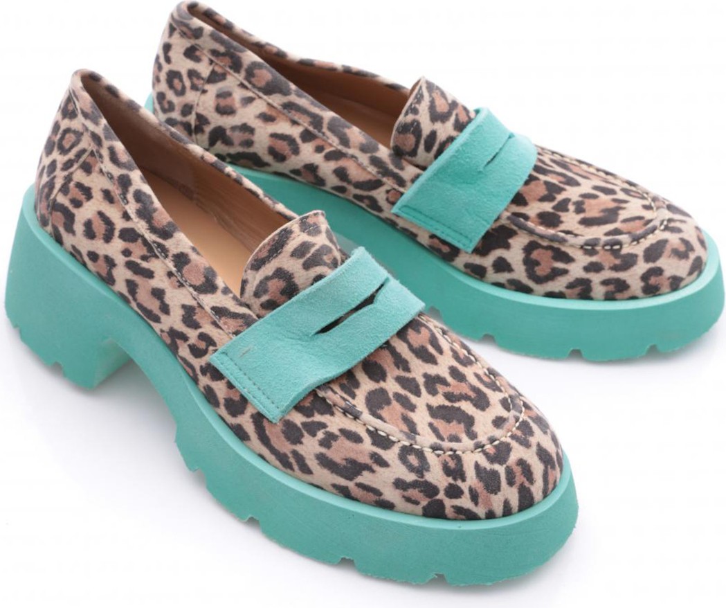 DGN 3015 Kalin Taban Loafer Kadin Ayakkabi görsel 2