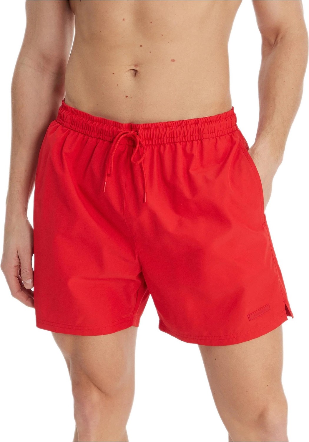Calvin Klein Erkek Orta Boy Bağcıklı Kapalı Bel Deniz Şortu LV00N61027
