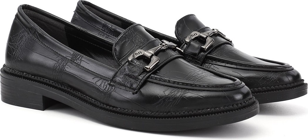 Gönderi(r) Kadın Siyah Kroko Loafer Ayakkabı görsel 6