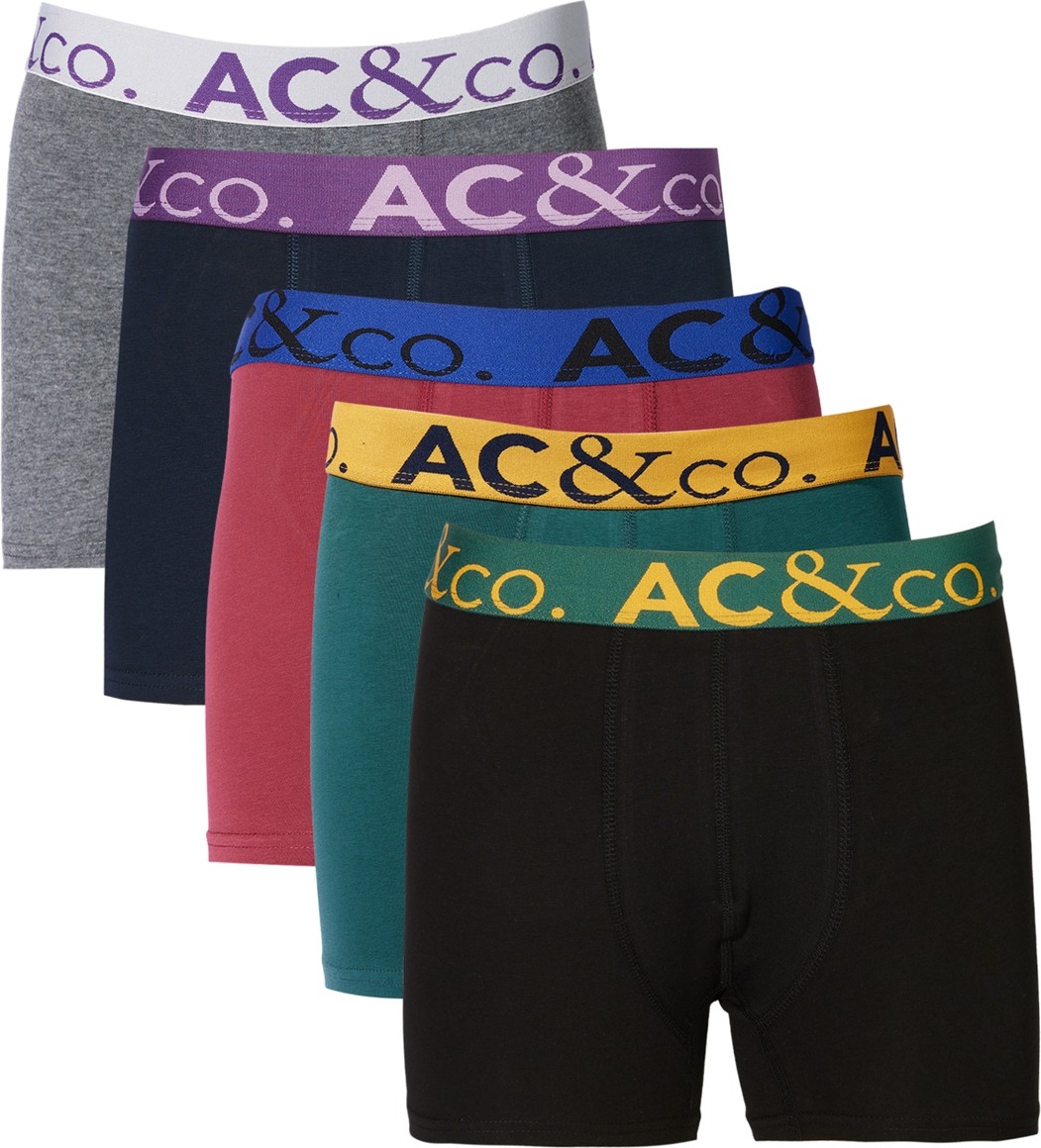 Altınyıldız Classics Erkek Premium Pamuklu Çok Renkli Esnek Desensiz 5'li Boxer Paketi (Damat Bohçası) Çeyiz Seti
