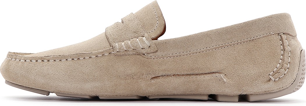 Derimod Erkek Bej Süet Deri Loafer 26SFD630310 görsel 3