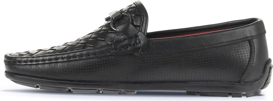Bueno Shoes Siyah Deri Erkek Loafer 21MA204 görsel 3