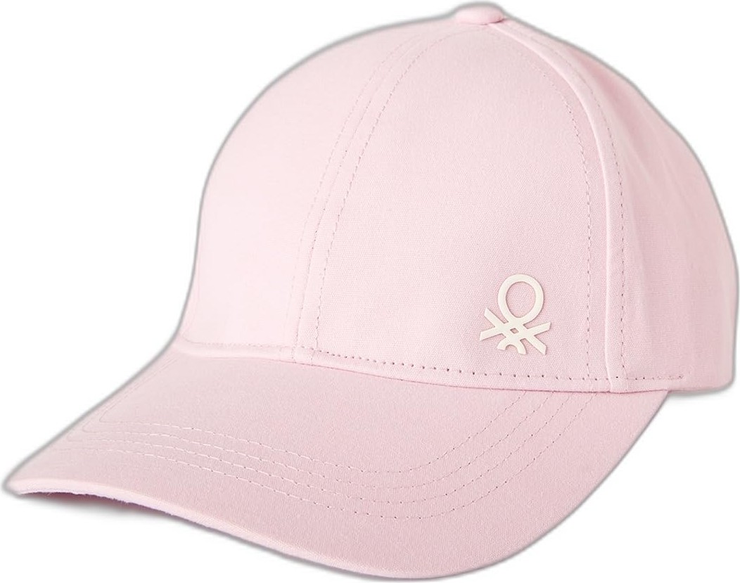 Die Grup United Colors Of Benetton Genç Cappello C/visiera 6WJSRA00D Kış Aksesuar Seti, Pembe, 8 Yaş