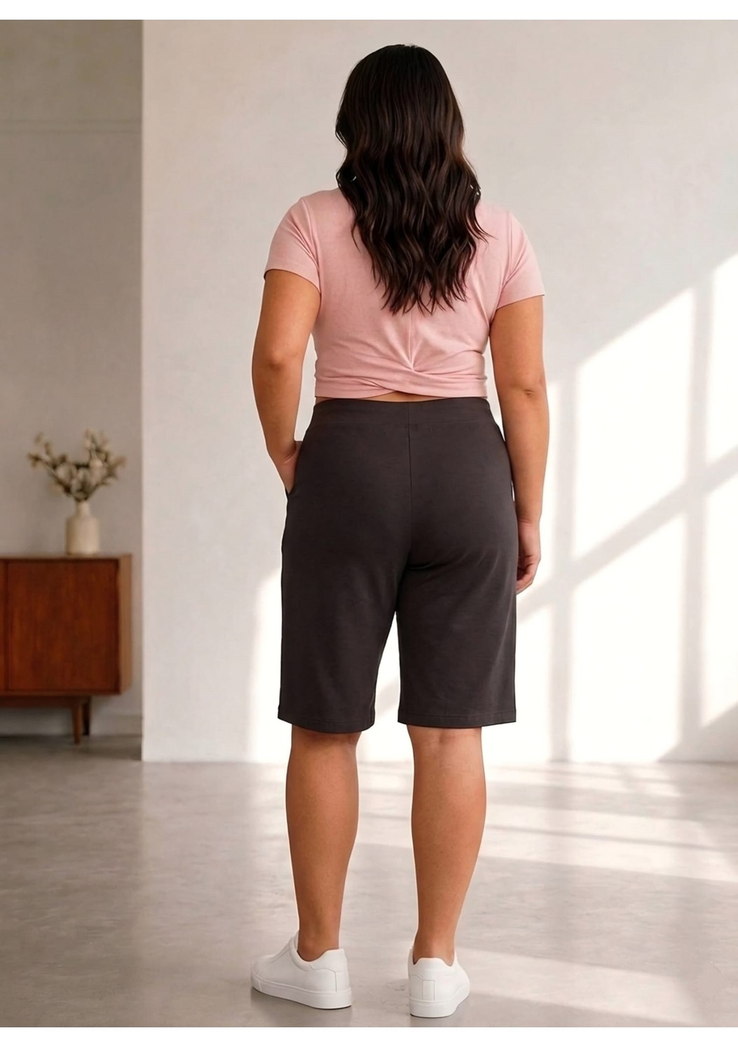 Sngl Kadın Büyük Beden Kapri S M L Xl 2xl 3xl 4xl 5xl 6xl 7xl 8xl 9xl görsel 4