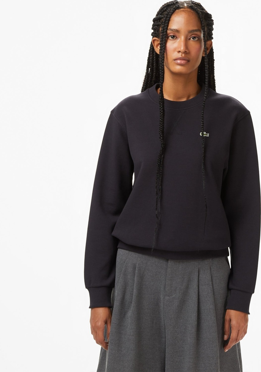 Lacoste Kadın Regular Fit Bisiklet Yaka Sweatshirt
