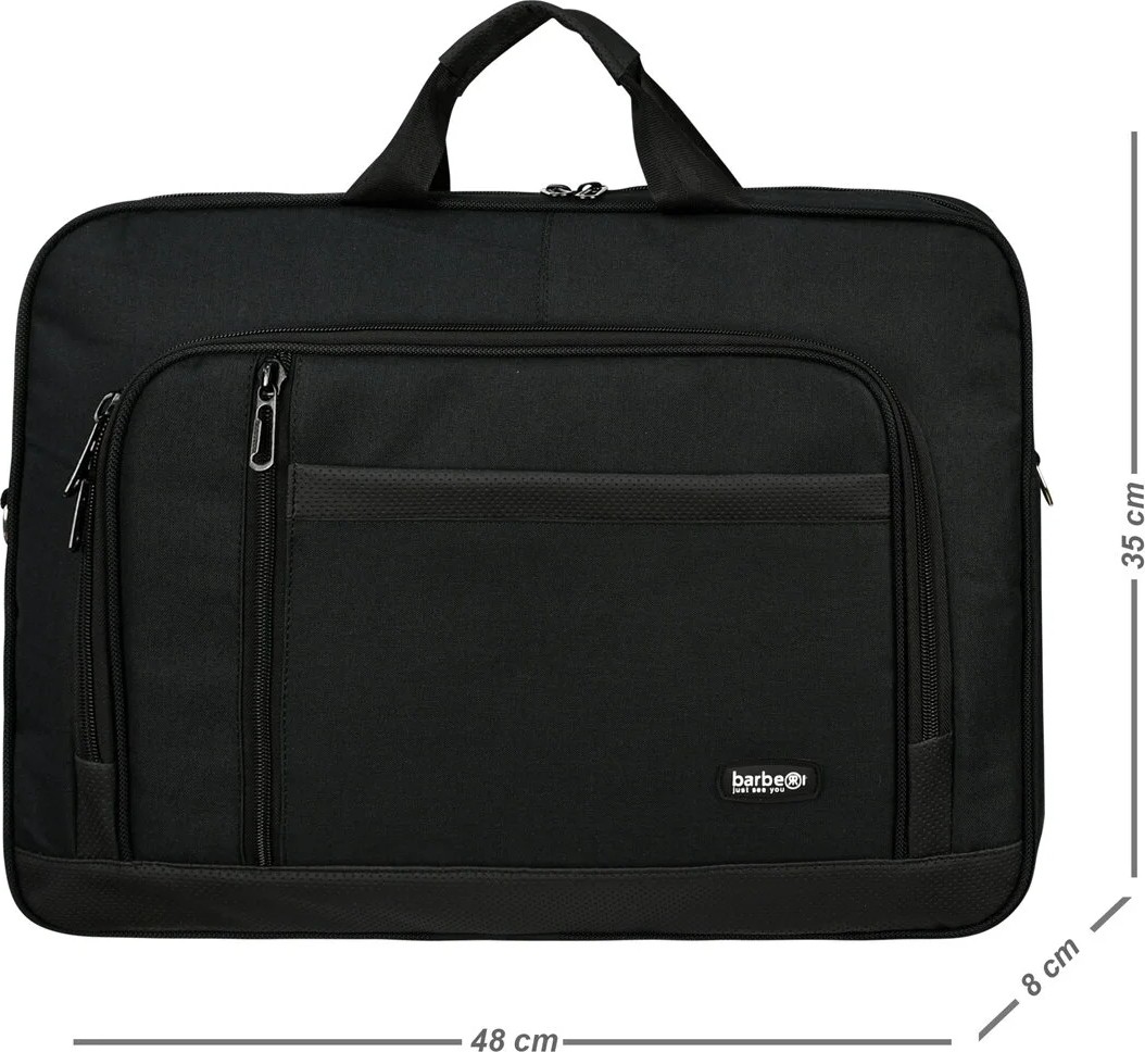Galb Leather Cok Fonksiyonlu ve Tam Korumali 17 Inc Laptop Evrak Cantasi görsel 6