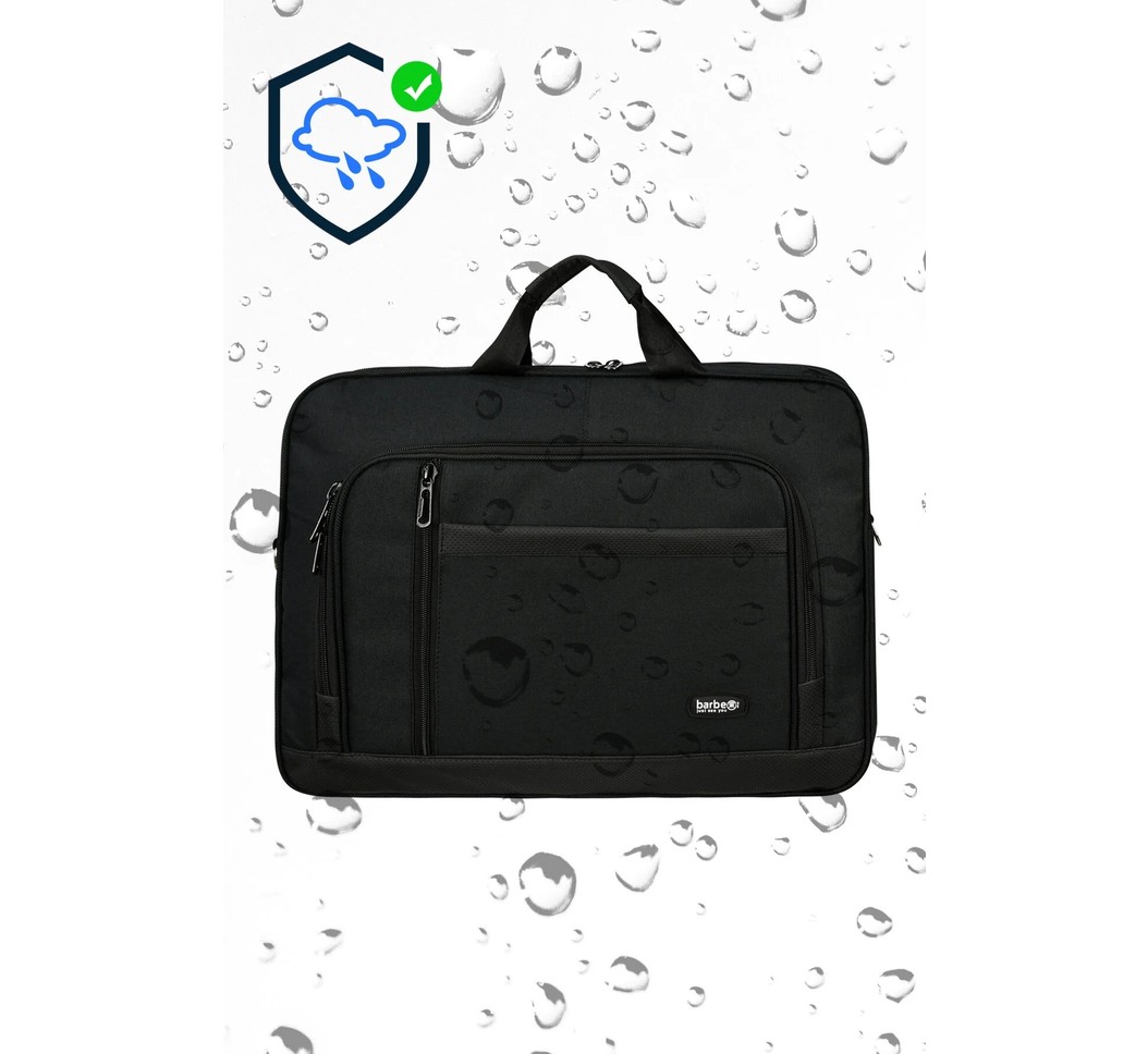 Galb Leather Cok Fonksiyonlu ve Tam Korumali 17 Inc Laptop Evrak Cantasi görsel 7